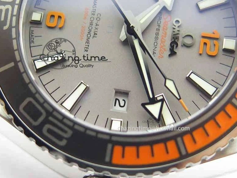 0206 UrbanStyle Planet Ocean 2016 43.5mm SS OM 1:1 Best Edition Gray Dial On Black Nylon Strap A 8168